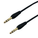 Cab PAU 220 All Professional Audio Cables 1 4 Inch TRS Male to 1 4 Inch TRS Male Cable Black