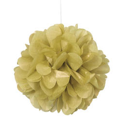LVU 64219 Tissue Decorations Powder Blue Mini Puff Tissue Decorations 3Pcs