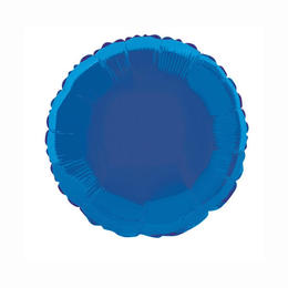 Royal Blue Foil Balloon Round 18" 45.7CM 1Pc