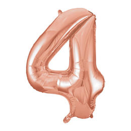 LVU 55870 Number Letter Balloon Rose Gold Number 1 Foil Balloon 34 86 3CM 1Pcs