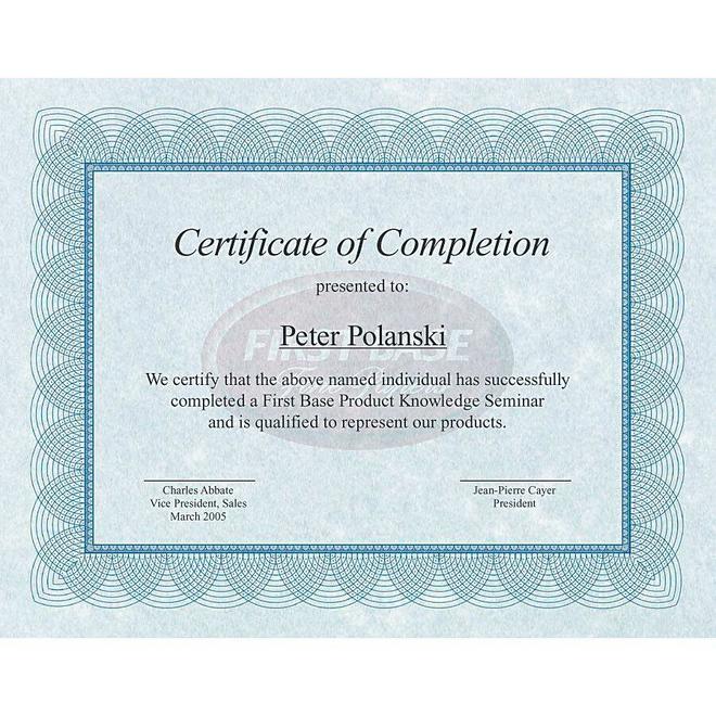 St James 437 83500 Certificates and Certificate Frames St James Certificates blue 100 pk