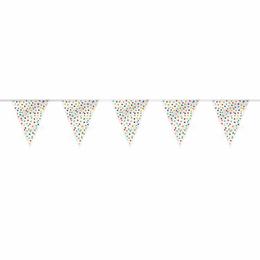 Other Brands LVU 58254 General Birthday Themed Party Supplies Rainbow Mini Polka Dot Dessert Plates 8ct