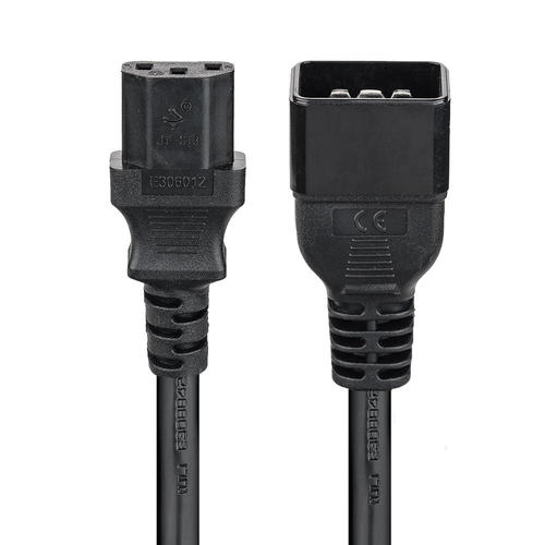 PrimeCables Cab 07857 Power Cables Cords IEC C13 to IEC C20 Power Cable 14AWG SJT 3ft black PrimeCables