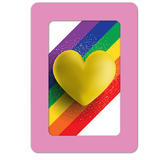 Moustache MOS MF 6 Board Accessories PVC Magnetic Photo Frame Moustache