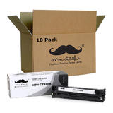Moustache 128A CE320A LaserJet Pro CM1415fn Remanufactured HP 128A CE320A Black Toner Cartridge Moustache