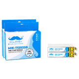 Moustache T125220 C C Stylus NX125 Epson 125 T125220 Compatible Cyan Ink Cartridge Moustache