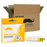 Moustache T124420 Y Stylus NX125 Epson 124 T124420 Compatible Yellow Ink Cartridge Moustache