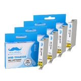 Moustache T048220 Stylus Photo R300 Epson 48 T048220 Compatible Cyan Ink Cartridge Moustache