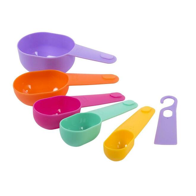 LVC 80399 Measuring Cups Spoons Luciano Measuring Spoon Set 4Pcs Pack 1 Randomized Color Per Pack