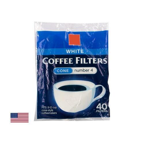 Other Brands LVC 80308 Coffee Accessories 40 pc 4 Cone Coffee Filter