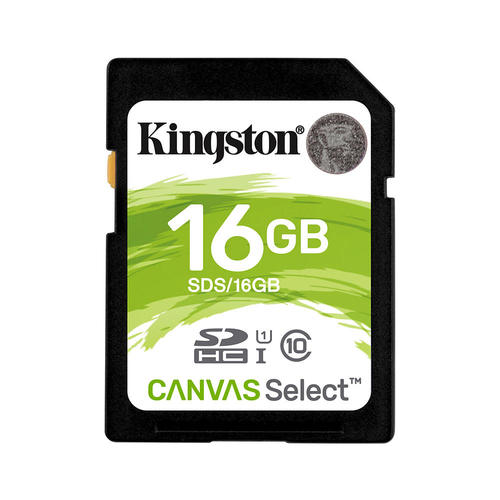 Kingston SDS GBCR ALL Memory Card Canvas Select SDHC Class 10 SD Flash Memory Card UHS I 80MB s Kingston