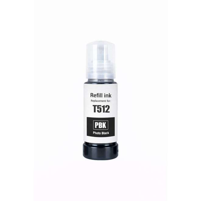 T512120 PBK Expression Premium ET 7700 Epson T512 T512120 S Compatible Photo Black Ink Bottle