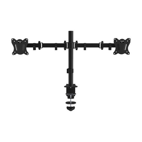 Full Motion Dual Monitor Desk Mount for 13"27" Monitors PrimeCables