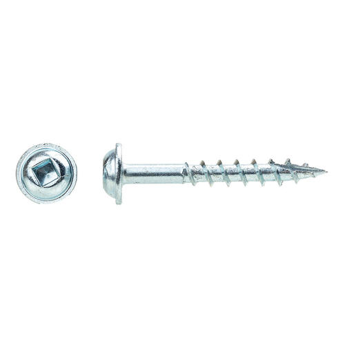 LVE 080114RWH Screws Round Washer Head Screws 8 Body 2 Square Type 17 1 1 4 Inch Zinc 1000 screws Per Box