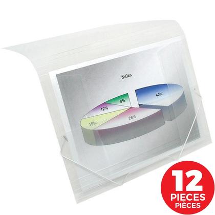 Winnable Expanding File Document Folder, 12/Pack