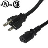 Cab PW 135 All Power Cables Cords NEMA 6 15P to IEC C13 Power Cable 14AWG SJT