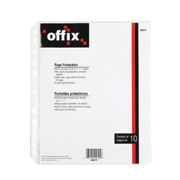Offix 010 6447411782 Binder accessories Offix Polypropylene Letter size Page Protectors Non glare Lightweight