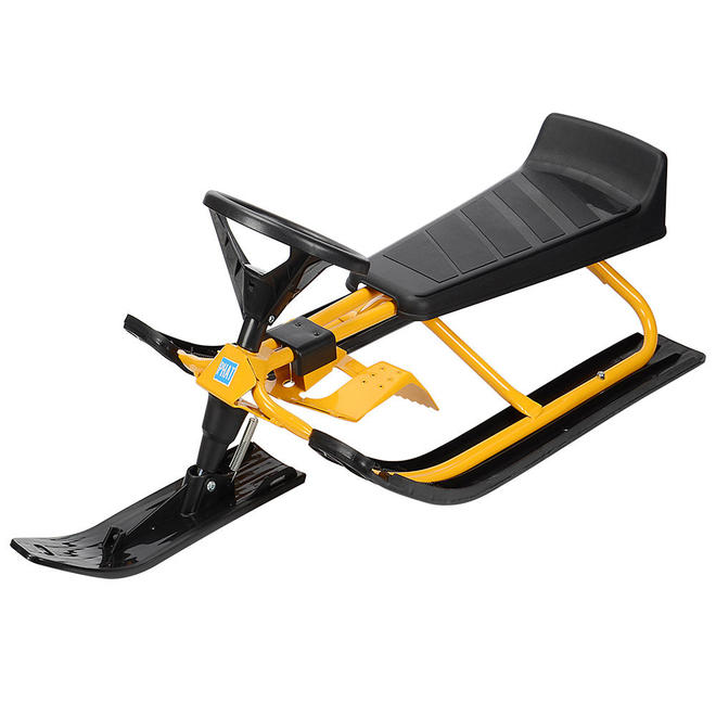 Snow Racer Sled, Snow Bike Sled, Durable Metal Snow Slider PHAT™