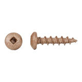 Other Brands LVAR PKCBR61C1 ALL Screws Brown Wood Treated Screw Pan Head Square Drive Coarse Thread