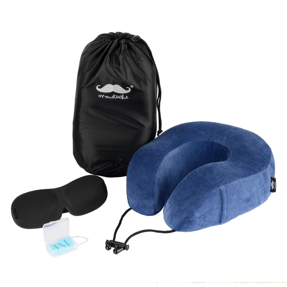 memory foam airplane neck pillow