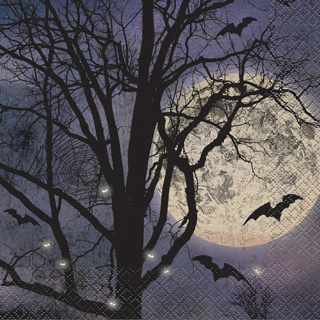 Other Brands LVU 57932 Halloween Party Supplies Happy Halloween Spooky Night Party Luncheon Napkins for Home Party Decor 16Pc