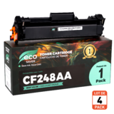 EcoBox HP CF248A EcoBox 2PACK LaserJet Pro M15a Compatible HP 48A CF248A Black Toner Cartridge Economical Box