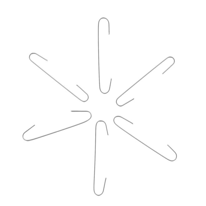 Other Brands LVC 34944 All Christmas Party Supplies Christmas Tree Ornament Hooks Green Colour Decoration Hooks 300Pcs Pack