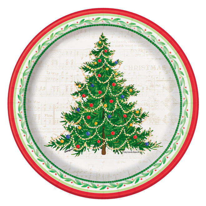 工芸品 100th anniversary of Christmas plate Mr. Christmas Vintage Christmas Dessert Plates Dinnerware, 8