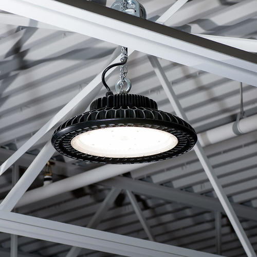Rayonled RO HBL01 150W Commercial Industrial LED Light UFO 150 Watt LED Highbay Lights Ultra Efficient 135 Lumens to Watts Hi