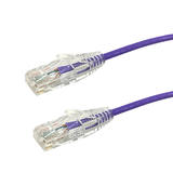 Cab 6AUT 01PR Cat6 6a Network Ethernet Cable Copy of Cat6A UTP 28AWG 10GB Ultra Thin Patch Ethernet Cables Purple