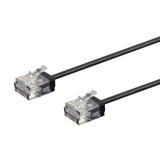 Monoprice Canada Cab 34209 All Cat6 6a Network Ethernet Cable Micro SlimRun 550MHz 36AWG Cat6 UTP Stranded Ethernet Patch Cab