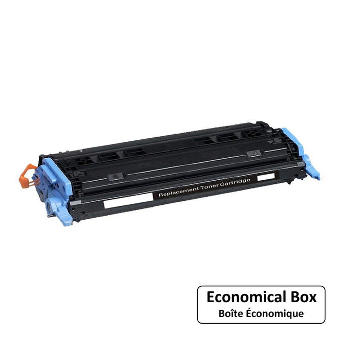 EcoBox Q6000AC EcoBox Color LaserJet 1600 Remanufactured HP 124A Q6000A Black Toner Cartridge Economical Box