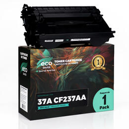299ee EcoBox HP 37A CF237A EcoBox LaserJet Enterprise Flow MFP M631h Compatible HP 37A CF237A Black Toner Cartridge Economica