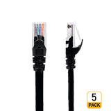 PrimeCables AT C6 75BK Cat6 6a Network Ethernet Cable 75FT Black High Quality Cat6 550MHz UTP RJ45 Ethernet Network Cable Pri