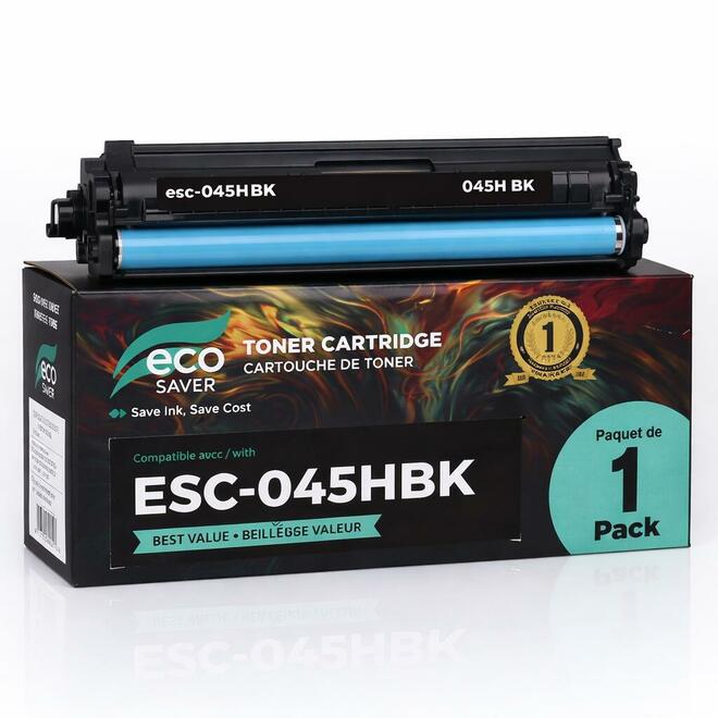 EcoBox Canon 045H 1246C001A EcoBox ImageClass MF634cdw Canon 045H 1246C001 Compatible Black Toner Cartridge High Yield Econom