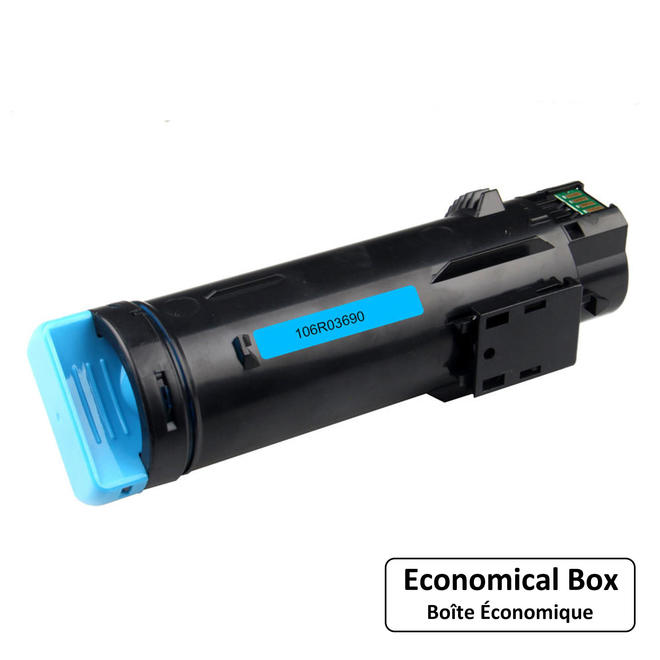 EcoBox Xerox 106R03690 EcoBox Phaser 6510 DNI Xerox 106R03690 Compatible Cyan Toner Cartridge Extra High Yield Economical Box