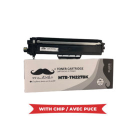 31735 Moustache TN227BK WithChip HL L3210CW Brother TN227 Compatible Black Toner Cartridge High Yield Version of TN223 WithCh