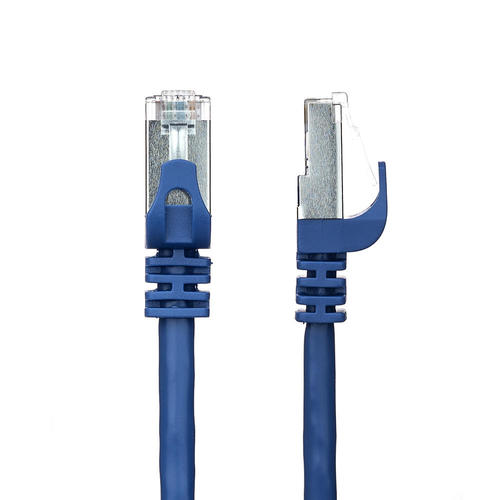PrimeCables Cab PC 07937 10FT Cat8 Network Ethernet Cable Cat8 Ethernet Network Cable Cord 27AWG S FTP OD6 0mm 10 Feet Blue P
