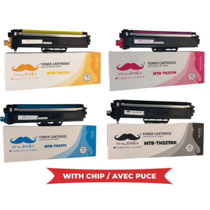 4 Cartucce Toner TN223 TN227 Kit 4 Cartucce Toner TN227/TN223 Per - Foto 9