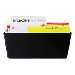Storex 753 70226B06C Wall Files Storex Magnetic Wall Files Pockets Black
