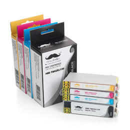 Small 3db2b moustache m t802xl combo workforce pro wf 4720 epson t802xl compatible ink cartridge combo high yield bk c m y moustache 