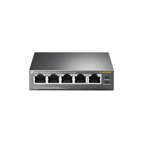 TP Link TL SG1005P Network Routers Switcher 5 Port Gigabit Desktop Switch with 4 Port PoE TP LINK