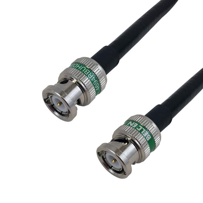 Other Brands Cab SDI B12G All RCA BNC 13W3 Video Cables Belden 4694R 12G HD SDI RG6 BNC Male to BNC Male Cable
