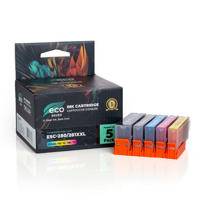 Canon PGI-280XXL(CLI-281XL) High-Yield 4-Color Ink Pack - Compatible