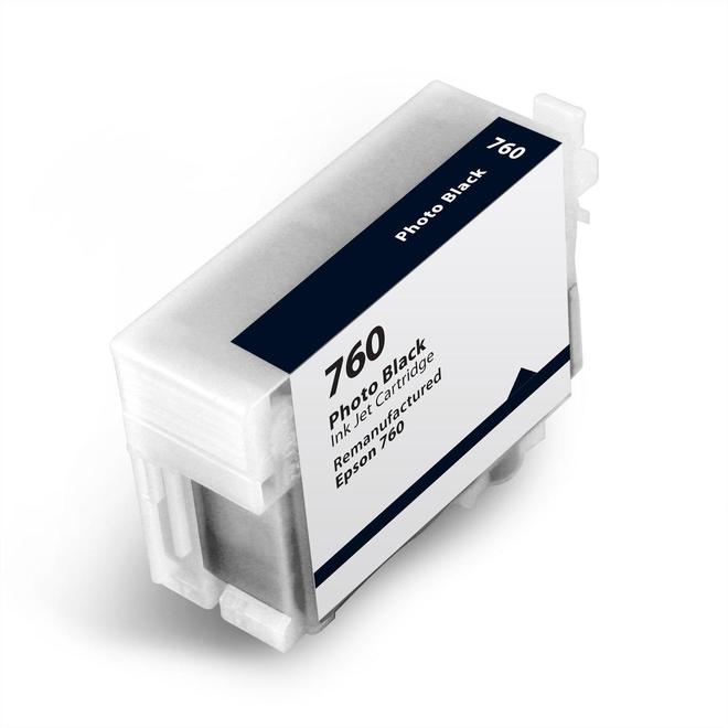 T760120 PBK SureColor P600 Epson 760 T760120 Remanufactured Photo Black Ink Cartridge