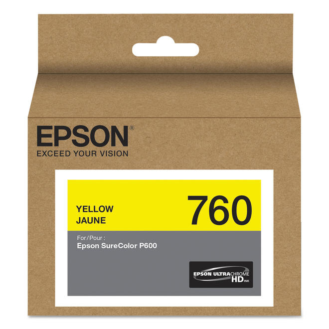 Epson T760420 Y OEM SureColor P600 Epson 760 T760420 Original Yellow Ink Cartridge