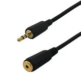 Other Brands Cab 25F 35M All 3 5mm 2 5mm Audio Cables Premium 2 5mm Female To 3 5mm Male Cable 24AWG FT4 Black