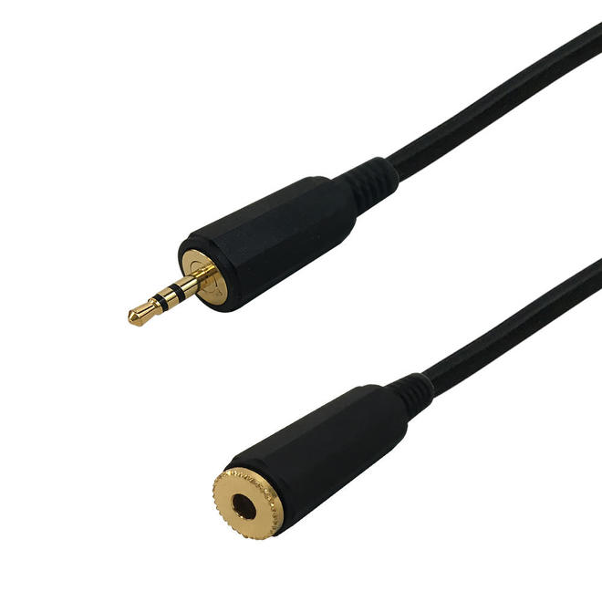 Other Brands Cab 25M 35F All 3 5mm 2 5mm Audio Cables Premium 2 5mm Male To 3 5mm Female Cable 24AWG FT4 Black