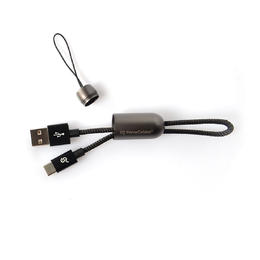 Small cf4ce primecables cab pc 07962 usb 3 0 nylon braided usb a to type c charge sync key pendant cable black 0 82ft primecables 