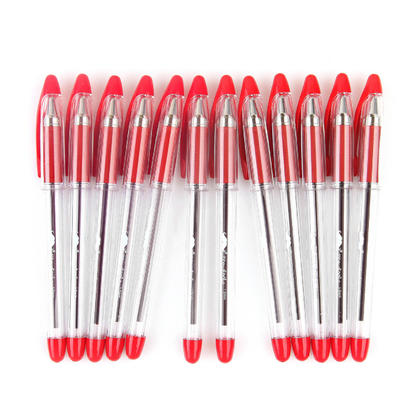 Stylos à bille en caoutchouc, 1,0mm, 12/Boîte - Moustache®